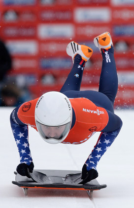 Switzerland Skeleton World Cup - Jan 2014 Stock Pictures, Editorial 