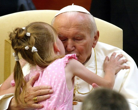 Pope John Paul Ii Embrace Little Editorial Stock Photo - Stock Image ...