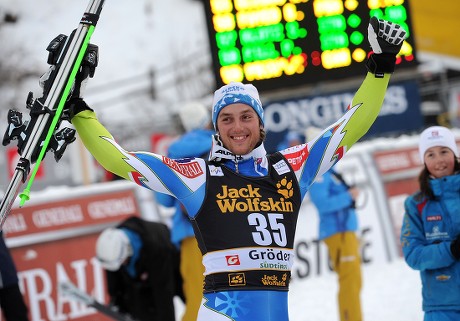 Rok Perko Slovenia Celebrates Podium Area Editorial Stock Photo Stock