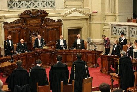 Antonio Esposito 3l Facing President Court Editorial Stock Photo ...