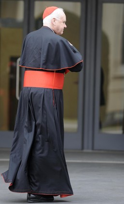 Us Cardinal Edwin Frederick Obrien Arrives Editorial Stock Photo