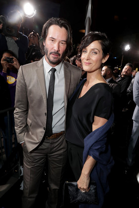 Keanu Reeves Carrieanne Moss Editorial Stock Photo - Stock Image ...