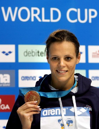 French Swimmer Laure Manaudou Poses Her Editorial Stock Photo Stock