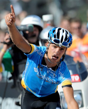 German Professional Cyclist Linus Gerdemann Team Editorial Stock Photo ...