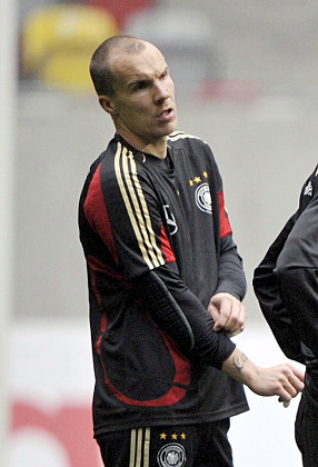 German Goalkeeper Robert Enke Attends Training Editorial Stock Photo ...