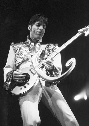 Prince in concert, Wembley Arena, London, UK - 1990s Stock Pictures ...