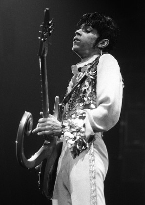 Prince in concert, Wembley Arena, London, UK - 1990s Stock Pictures ...