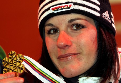 Kathrin Hoelzl Germany Shows Her Gold Editorial Stock Photo Stock