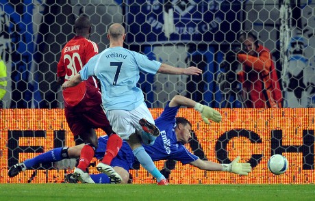 Stephen Ireland C Manchester City Scores Editorial Stock Photo - Stock ...