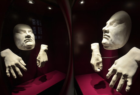 Reconstruction Martin Luthers Death Mask Hands Editorial Stock Photo