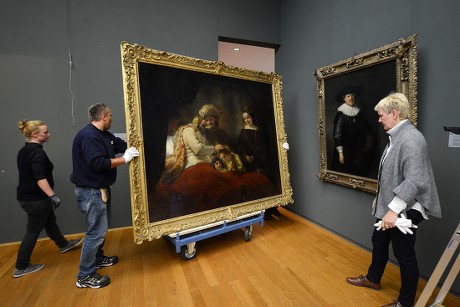 Historical Painting Jakobssegen By Dutch Artist Editorial Stock Photo