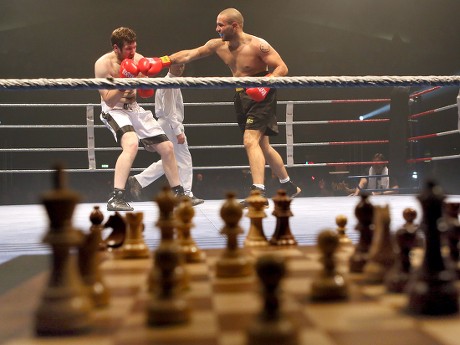 Middleweight World champion in chessboxing Sven Rooch from Germany