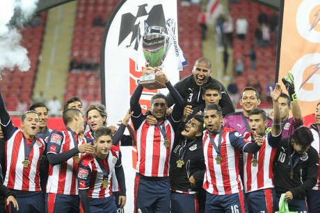 Chivas Players Celebrate After Winning Trophy Editorial Stock Photo 