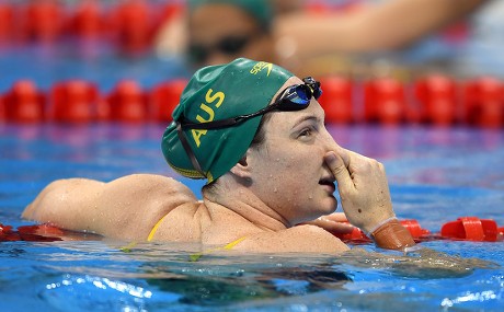Australian Swimmer Cate Campbell Looks On Editorial Stock Photo - Stock