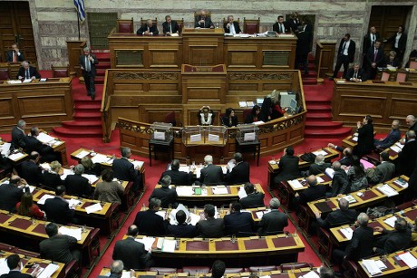 Greece Justice Parliament Vote - Jan 2013
