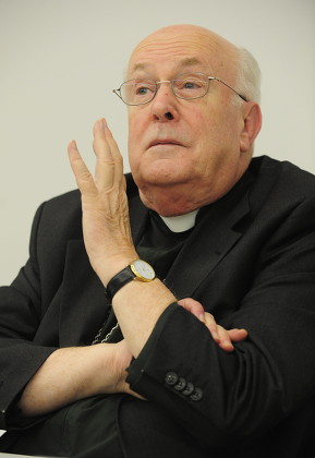 Cardinal Godfried Danneels Talks Press Presentation Editorial Stock ...