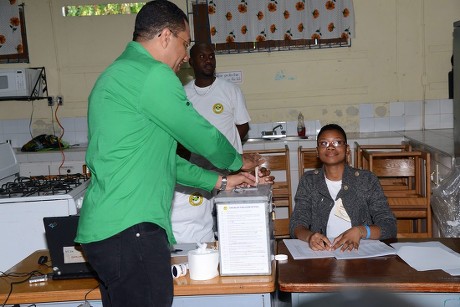 Andrew Holness L Leader Jamaican Laborist Editorial Stock Photo - Stock ...