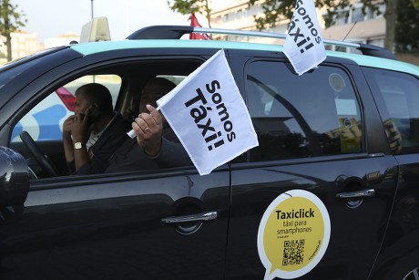 Taxi Driver Shows Flag Words We Editorial Stock Photo - Stock Image ...