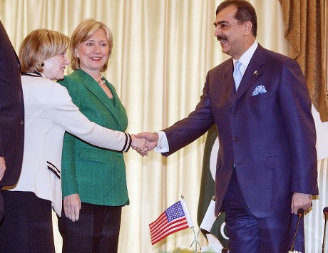 Pakistan Us Clinton Gilani - Oct 2009
