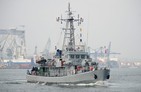 Polish Navy Minehunter Ship Orp Mewa Editorial Stock Photo Stock   Shutterstock 8314845a 