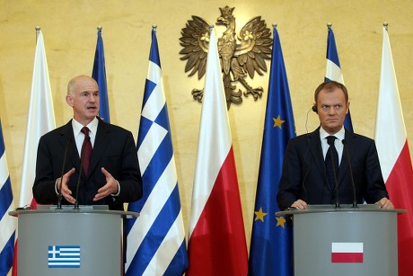 Poland Greek Pm Meeting - Apr 2011
