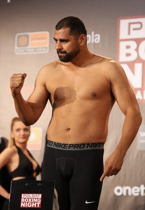 Poland Boxing Adamek Vs. Molina Weigh-in - Apr 2016
