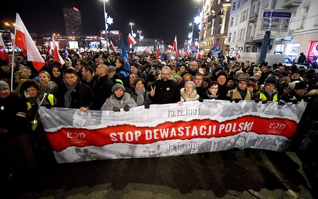 Poland Demonstration Stop Devastation of Poland - Dec 2016