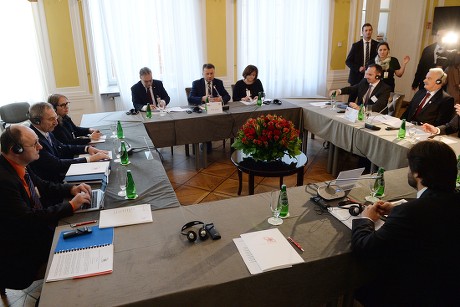 Poland Politics V4 Interior Ministers Meeting - Nov 2016