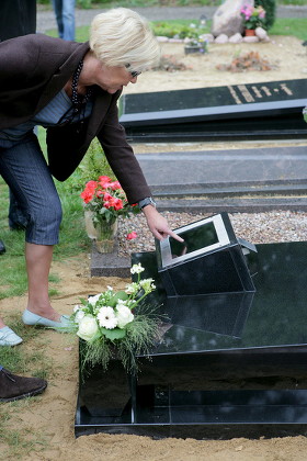 Worlds First Digital Tombstone Placed Larikshof Editorial Stock Photo ...