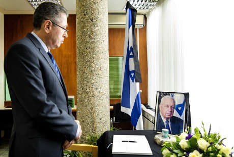 Haim Divon Israels Ambassador Netherlands Observes Editorial Stock