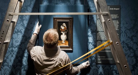 Netherlands Mauritshuis Painting Narcissus - Apr 2015