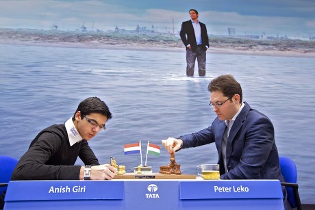 Anish Giri R Netherlands Plays Against Editorial Stock Photo