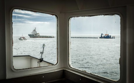 First Prototype Ocean Cleanup Installed Off Editorial Stock Photo ...