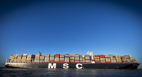 Msc Oscar Largest Container Ship World Editorial Stock Photo Stock