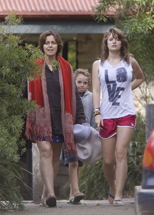 Greta Scacchi Daughter Leila Son Matteo Editorial Stock Photo - Stock