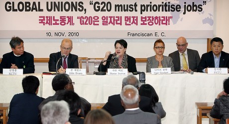 South Korea G20 Trade Unions - Nov 2010