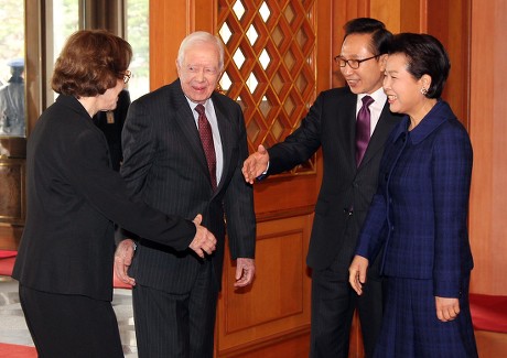 South Korea Jimmy Carter Visit - Mar 2010