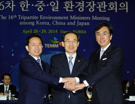 South Korea China Japan Diplomacy - Apr 2014