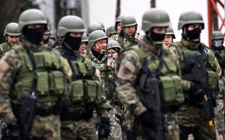 __COUNT__ Joint exercise of Macedonian army and police forces after ...