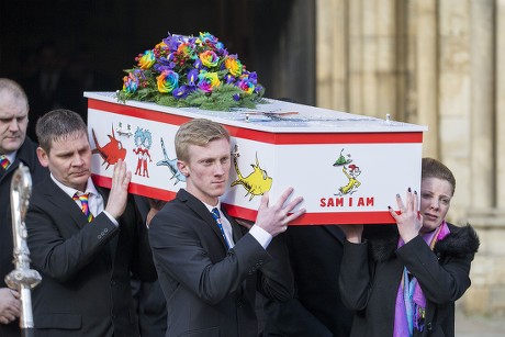 Funeral of 7-year-old Katie Rough, York, UK - 13 Feb 2017