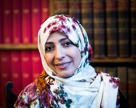 Tawakkol Karman at the Oxford Union, UK - 07 Feb 2017