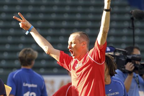 Mia Hamm and Nomar Garciaparra Celebrity Soccer Challenge