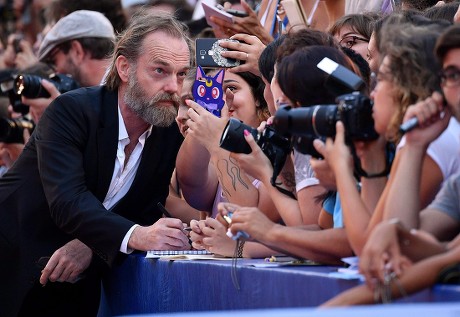 Actor Hugo Weaving, who stars in the film, arrives for the
