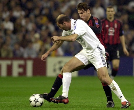 Spain Soccer Champions League Real Madrid Vs. Milan - Mar 2003