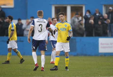 Ruairi Keating Torquay United Shakes Hands Editorial Stock Photo