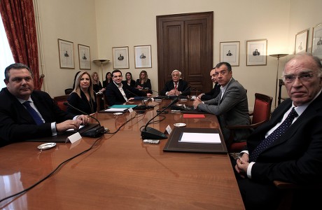 Greek 'Political Party Leaders' Meeting in Athens - Nov 2015