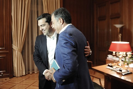 Greek Pm Meets with Party Leaders - Jul 2015