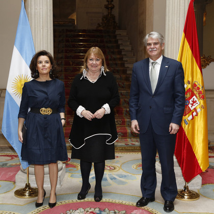 Argentinian Foreign Minister Susana Malcorra meets Minister Dastis, Madrid, Spain - 22 Feb 2017