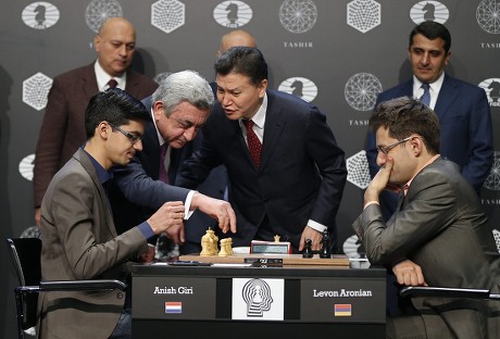 Anish Giri R Netherlands Plays Against Editorial Stock Photo