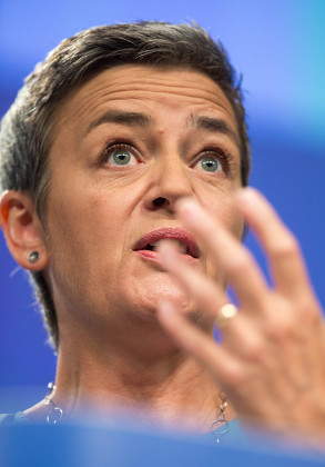 Danish Eu Commissioner Competition Margrethe Vestager Editorial Stock ...